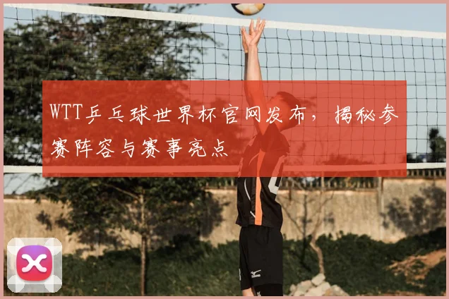 WTT乒乓球世界杯官网发布，揭秘参赛阵容与赛事亮点